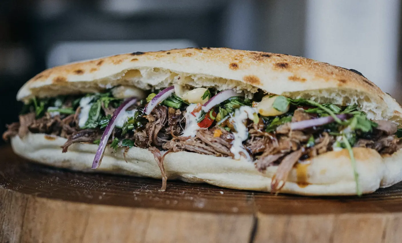 Donner Meat On Naan